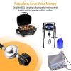 4.92FT Low Pressure Propane Regulator w/ Hose CSA Certified QCC1 Type1 Connection Gas Regulator Line 3/8” Female Flare Fitting For BBQ Gas Grill