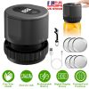 Jar Vacuum Sealer Kit For Wide Mouth Regular Mouth Mason Jars Cans Handheld Cordless Rechargeable Canning Vacuum Pump Machine with 6 Lids Bottle Cap O