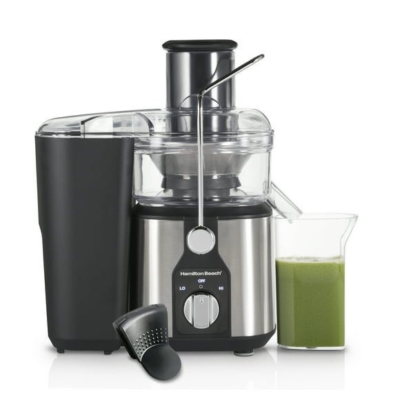 Juice Extractor with Easy Sweep Tool Big Mouth Chute 800W Motor