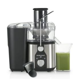 Juice Extractor with Easy Sweep Tool Big Mouth Chute 800W Motor