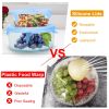 12 Pack Silicone Stretch Lids 6 Sizes BPA-free Silicone Lids Reusable Expandable Silicon Seal Cover Set Durable Flexible Food Storage Covers for Bowls